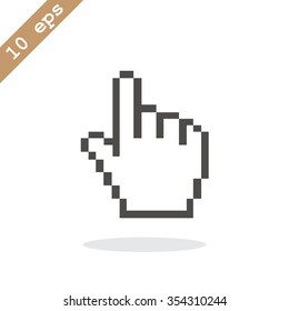 Hand cursor icon