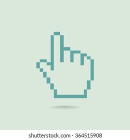 Hand cursor icon