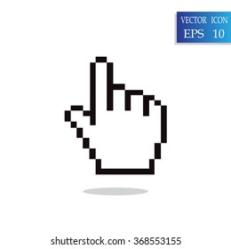 Hand cursor icon