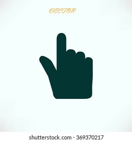 Hand cursor icon