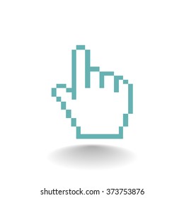 Hand cursor icon