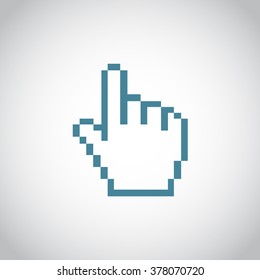 Hand cursor icon