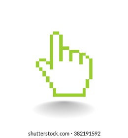Hand cursor icon