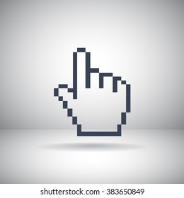 Hand cursor icon