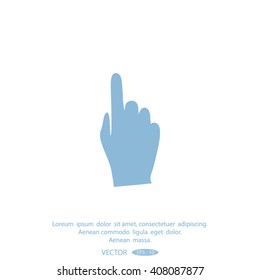 Hand cursor icon