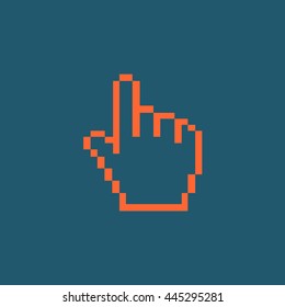 Hand cursor Icon. 