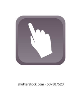 Hand cursor icon