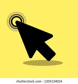 Hand cursor icon click