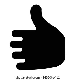 Hand cursor icon click. Hand click icon. Finger pointer isolated vector. Perfect use for website, design, pattern, etc.