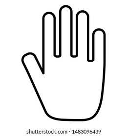 Hand cursor icon click. Hand click icon. Finger pointer isolated vector. Perfect use for website, design, pattern, etc.