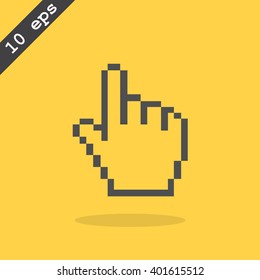  Hand cursor icon eps 10