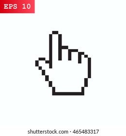 Hand cursor Icon Flat.