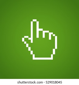  Hand cursor Icon Flat.
