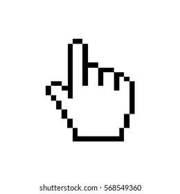  Hand cursor Icon Flat.