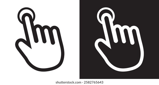 Hand cursor icon set. Computer mouse click cursor. Load symbol. Pointer cursor and loading icon. Cursors icons click set.  1176