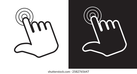 Hand cursor icon set. Computer mouse click cursor. Load symbol. Pointer cursor and loading icon. Cursors icons click set.  1176