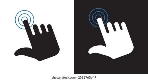 Hand cursor icon set. Computer mouse click cursor. Load symbol. Pointer cursor and loading icon. Cursors icons click set.  1176