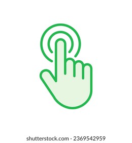 Hand cursor icon set. cursor icon vector. hand cursor icon click