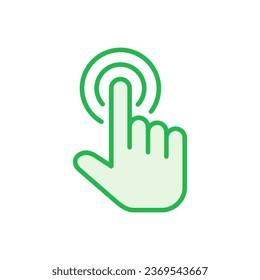 Hand cursor icon set. cursor icon vector. hand cursor icon click