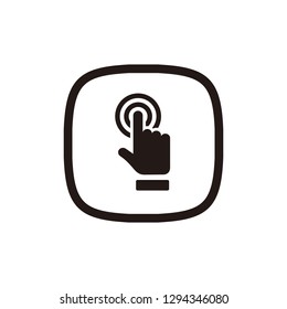 Hand cursor icon sign symbol