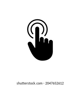 Hand cursor icon. cursor sign and symbol. hand cursor icon clik