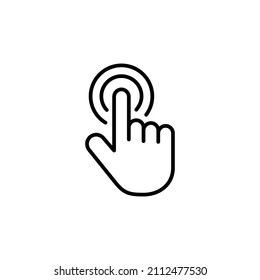 Hand cursor icon. cursor sign and symbol. hand cursor icon clik