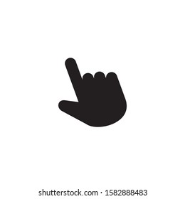 Hand cursor icon symbol vector illustration