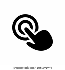 Hand Cursor Icon Vector