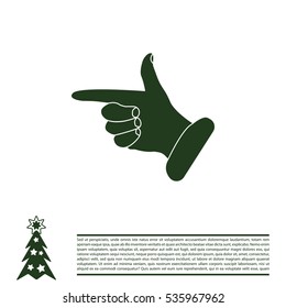 hand cursor icon. Vector