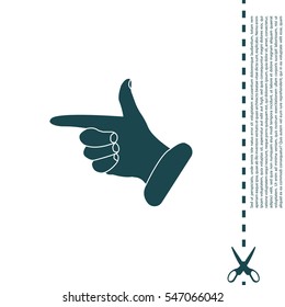 hand cursor icon. Vector