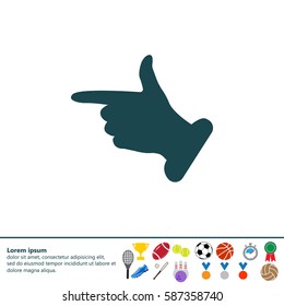 hand cursor icon. Vector