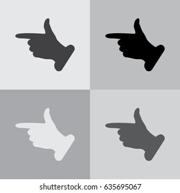 hand cursor icon. Vector