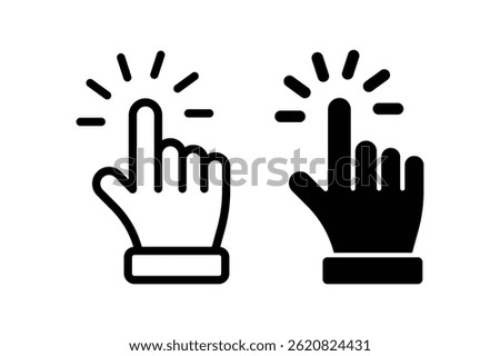  Hand Cursor icon vector art