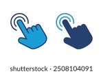 Hand cursor icon. cursor icon vector. hand cursor icon click