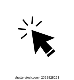 Hand cursor icon. cursor icon vector. hand cursor icon click