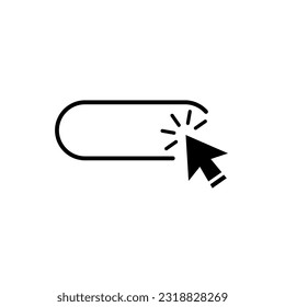 Hand cursor icon. cursor icon vector. hand cursor icon click