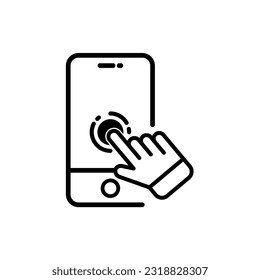 Icono del cursor de mano. vector de icono del cursor. icono del cursor de mano