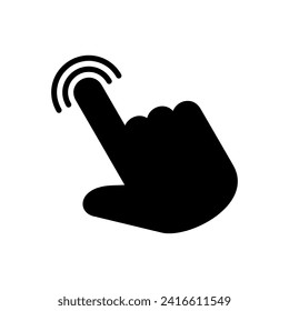 Hand cursor icon. cursor icon vector. hand cursor icon click