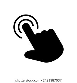 Hand cursor icon. cursor icon vector. hand cursor icon click