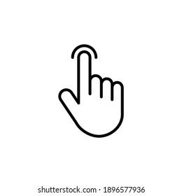 Hand cursor icon. cursor icon vector. hand cursor icon clik