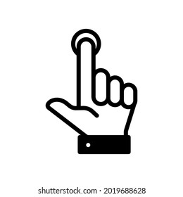 Hand cursor icon. cursor icon vector. hand cursor icon clik
