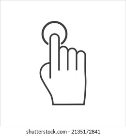 Hand cursor icon. cursor icon vector. hand cursor icon clik