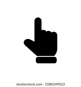 Hand cursor icon vector illustration. cursor sign and symbol. hand cursor icon clik