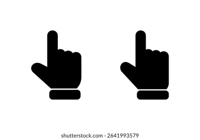 Hand cursor icon vector illustration. cursor sign and symbol. hand cursor icon clik