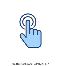 Hand cursor icon vector. cursor sign and symbol. hand cursor icon clik