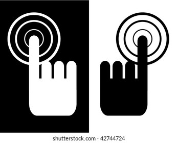 hand cursor icon.vector illustration