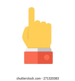 Hand cursor. Isolated icon pictogram. Eps 10 vector illustration.