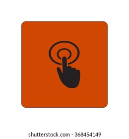 Hand cursor sign icon. Hand pointer symbol. Modern UI website navigation. Flat design. EPS 10.