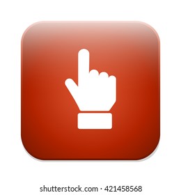 Hand cursor sign icon. Hand pointer symbol.