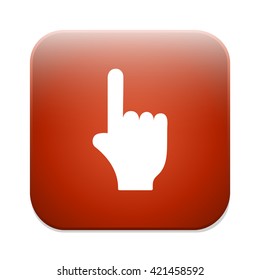 Hand cursor sign icon. Hand pointer symbol.